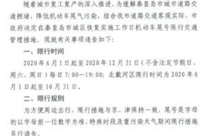 北戴河限号限路段吗？2021年北戴河限号吗？