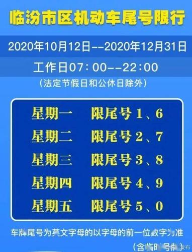太原15号限什么号?15号太原限号吗?-第5张图片-巾百福 太原15号限什么号?15号太原限号吗?-第5张图片-巾百福