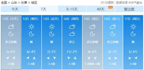 东营近海天气预报，东营海港天气预报一周-第2张图片-巾百福