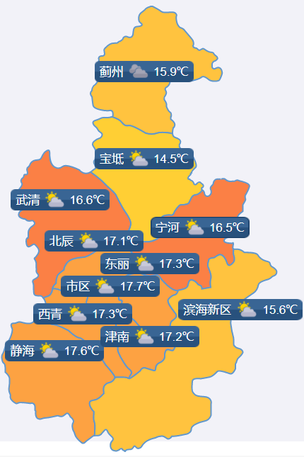 天津预报天气7天,天津天气预报一周7天?-第6张图片-巾百福 天津预报天气7天,天津天气预报一周7天?-第6张图片-巾百福