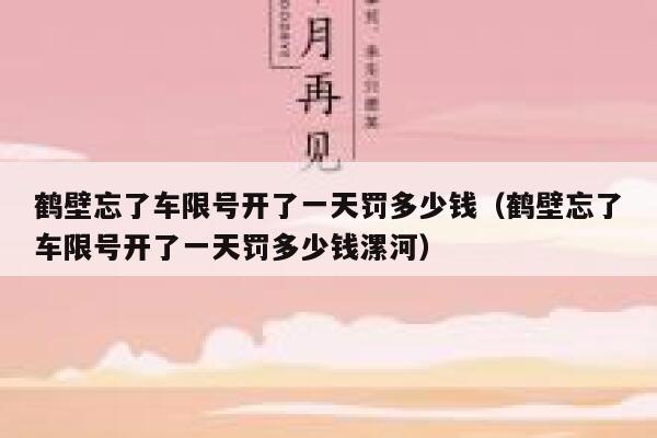 漯河限号限摩托车吗,漯河市机动车限号规定2020-第2张图片-巾百福 漯河限号限摩托车吗,漯河市机动车限号规定2020-第2张图片-巾百福