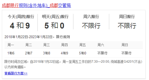 成都限号查询尾号9?成都限号时间新规9月?-第7张图片-巾百福 成都限号查询尾号9?成都限号时间新规9月?-第7张图片-巾百福