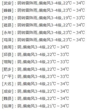 邯郸天气预报40天,邯郸天气预报40天查询最新消息及时间?-第7张图片-巾百福 邯郸天气预报40天,邯郸天气预报40天查询最新消息及时间?-第7张图片-巾百福