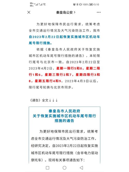 秦皇岛市下周一限号,秦皇岛市下周一限号吗?-第7张图片-巾百福 秦皇岛市下周一限号,秦皇岛市下周一限号吗?-第7张图片-巾百福