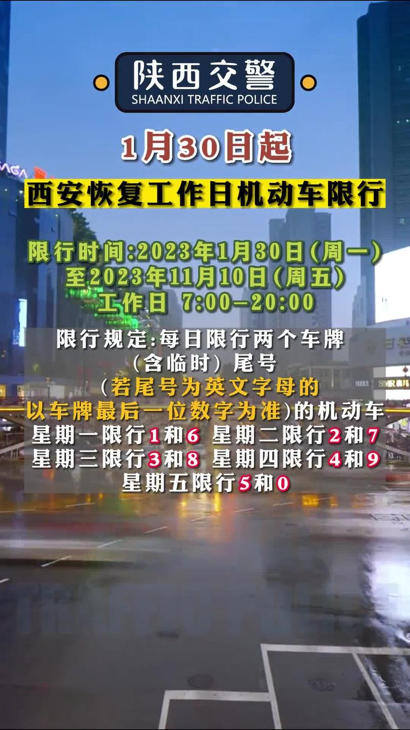 西安限号指的是牌照,西安限号车牌号?-第1张图片-巾百福 西安限号指的是牌照,西安限号车牌号?-第1张图片-巾百福
