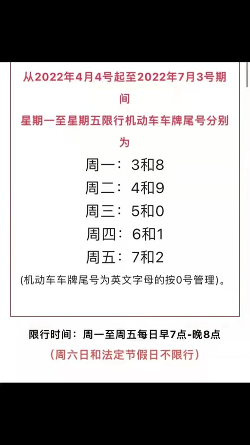 五号汽车限号不限号?五号汽车限号不限号吗?-第3张图片-巾百福 五号汽车限号不限号?五号汽车限号不限号吗?-第3张图片-巾百福
