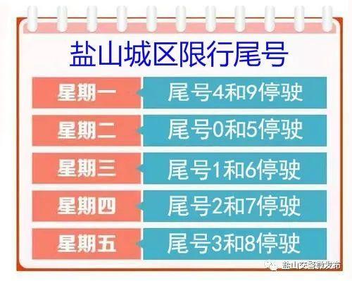 2023盐山限号吗?盐山限号限到几点?-第5张图片-巾百福 2023盐山限号吗?盐山限号限到几点?-第5张图片-巾百福